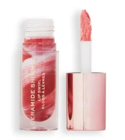 Revolution - Brillo de labios Ceramide Shimmer Lip Swirl - Out out red