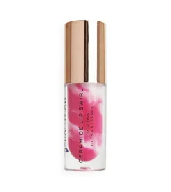Revolution - Brillo de labios Ceramide Lip Swirl - Berry pink