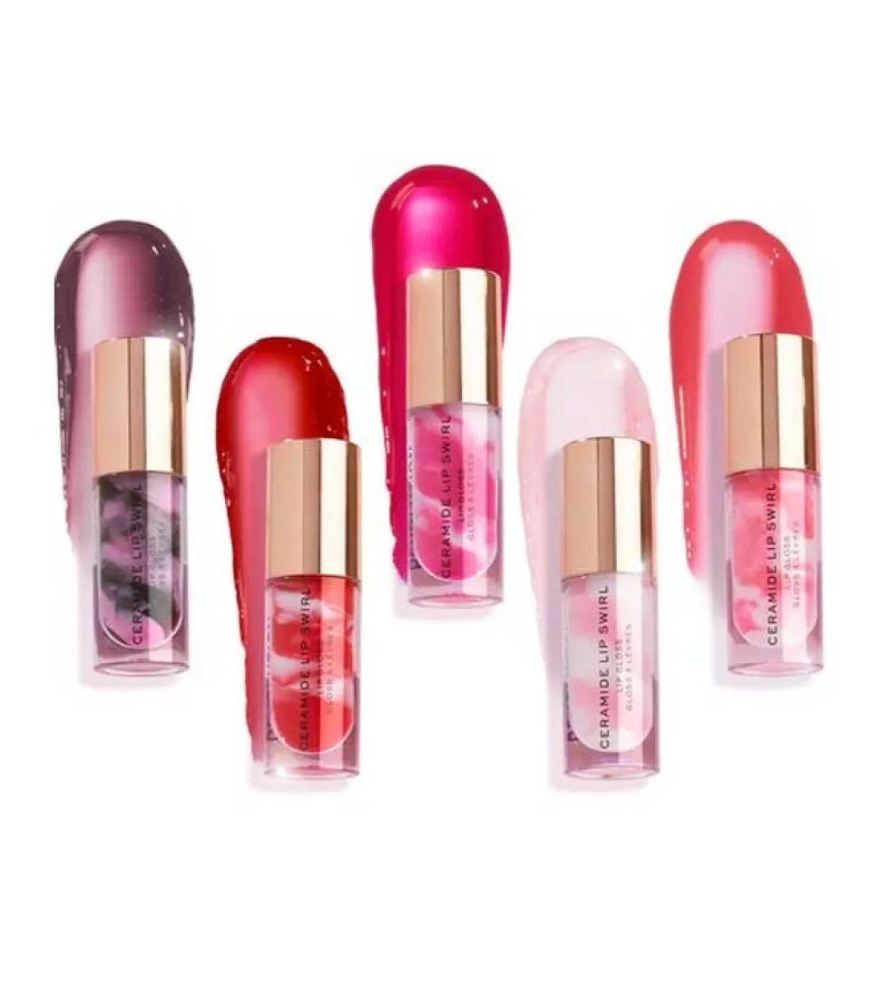 Revolution - Brillo de labios Ceramide Lip Swirl - Bitten red