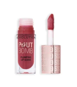 Revolution - Brillo de labios voluminizador Pout Bomb - Mauve Pink