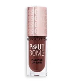 Revolution - Brillo de labios voluminizador Pout Bomb - Espresso Cool Nude