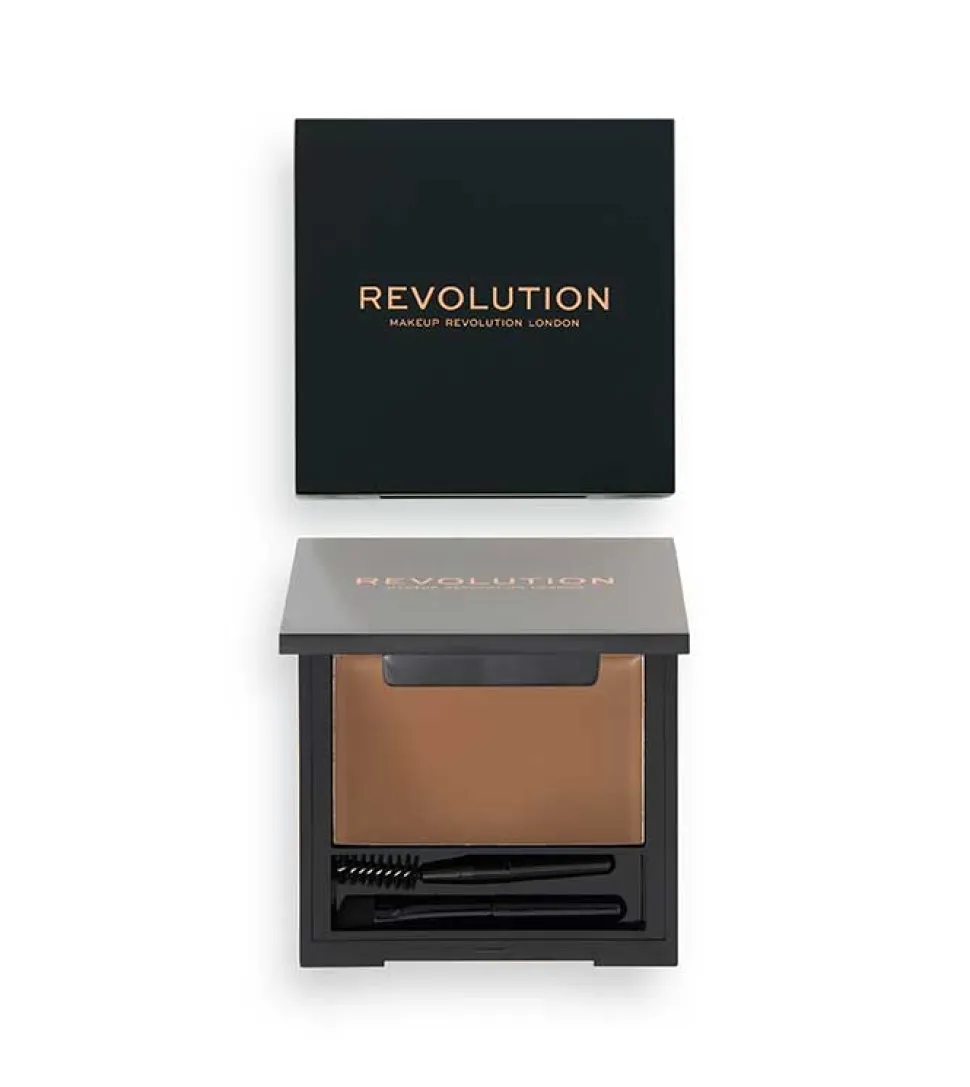 Revolution - Cera para cejas Bullet Brow - Medium Brown