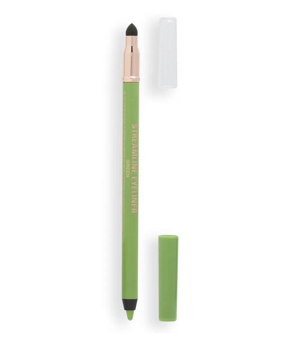Revolution - Delineador de ojos Streamline Waterline Eyeliner Pencil - Green