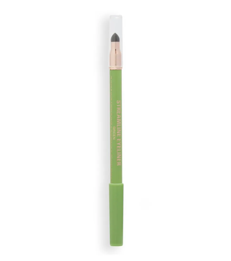 Revolution - Delineador de ojos Streamline Waterline Eyeliner Pencil - Green