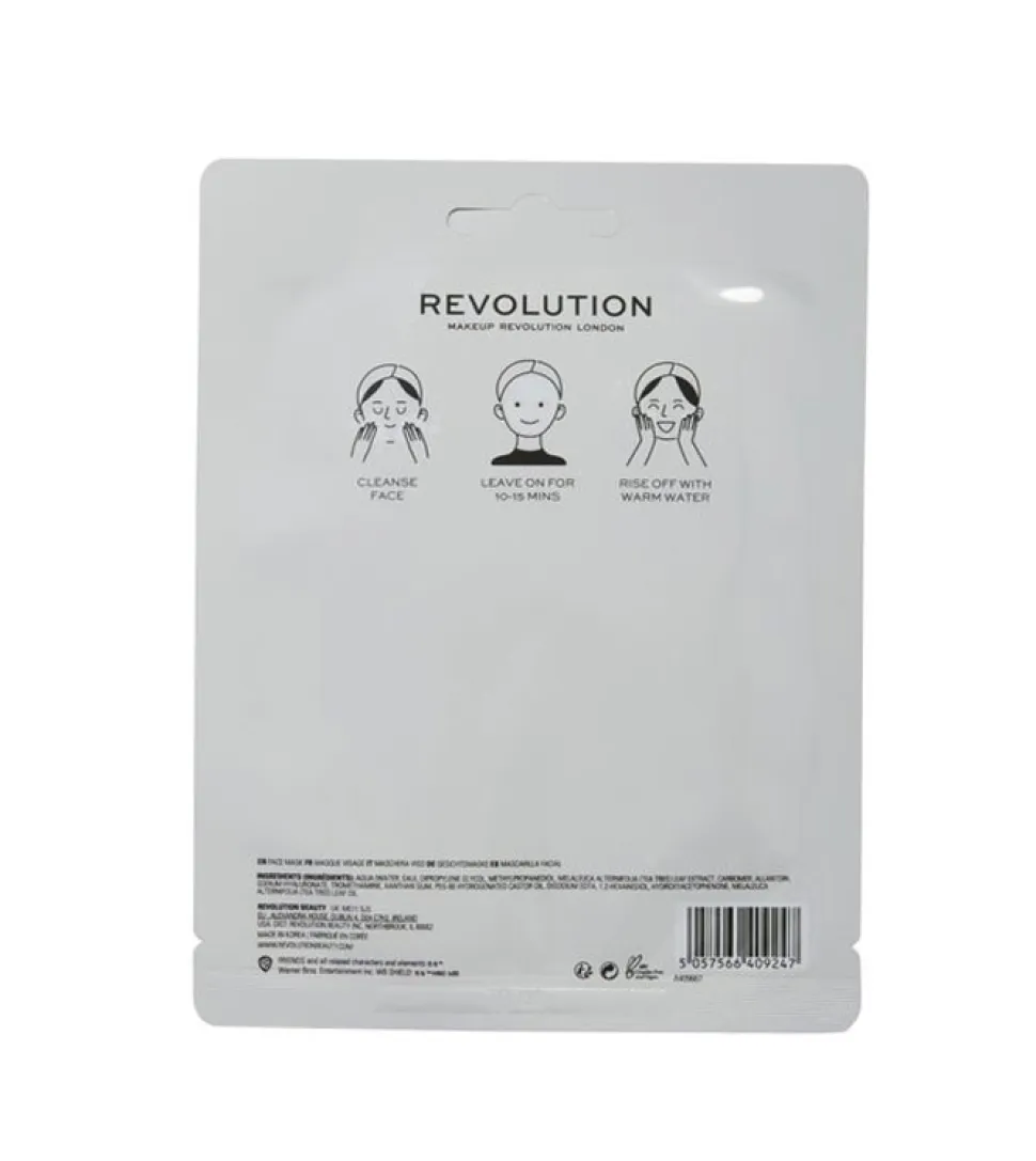 Revolution - *Friends X Revolution* - Mascarilla facial de tejido con árbol de té - Ross