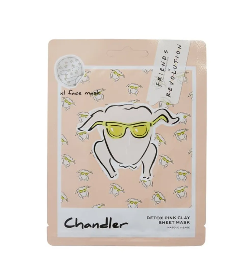 Revolution - *Friends X Revolution* - Mascarilla facial de tejido con arcilla rosa - Chandler