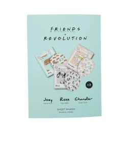 Revolution - *Friends X Revolution* - Pack de 3 mascarillas faciales de tejido - Joey, Ross y Chandler