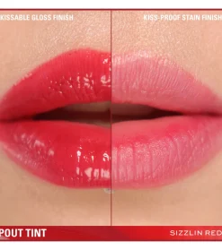 Revolution - Labial líquido Pout Tint - Sizzlin Red