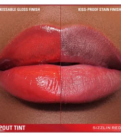 Revolution - Labial líquido Pout Tint - Sizzlin Red