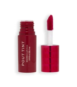 Revolution - Labial líquido Pout Tint - Sizzlin Red