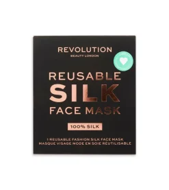 Revolution - Mascarilla de seda reutilizable - Black
