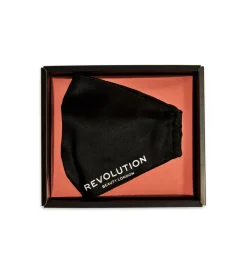 Revolution - Mascarilla de seda reutilizable - Black