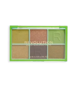 Revolution - Mini paleta de sombra Mini Colour Reloaded - Its Giving Green