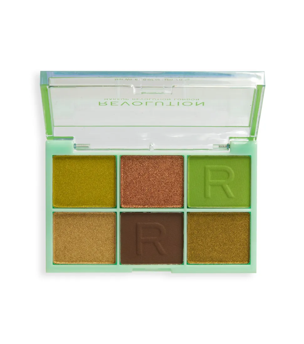 Revolution - Mini paleta de sombra Mini Colour Reloaded - Its Giving Green