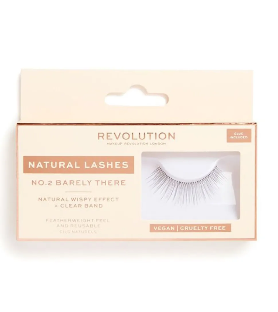 Revolution - Pestañas postizas Natural Lashes - Nº.2 Barely There