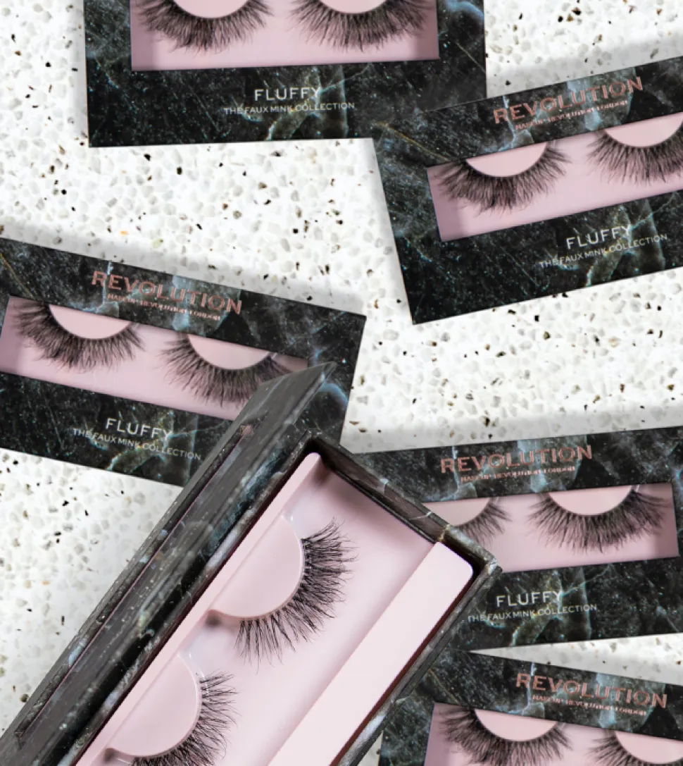 Revolution - Pestañas postizas 3D Faux Mink - Fluffy