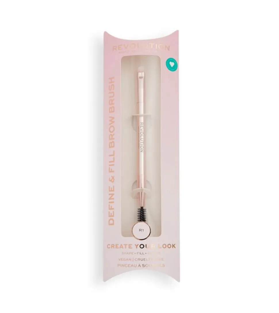 Revolution - Pincel para Cejas Define & Fill Brow Create - R1