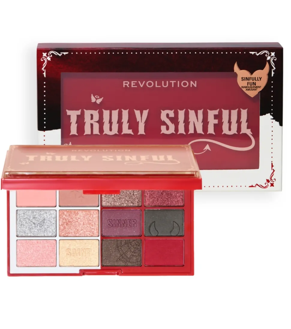 Revolution - *Truly Sinful Halloween* - Paleta de sombras de ojos Blood