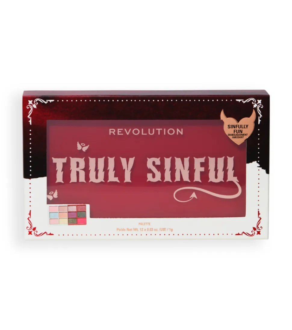 Revolution - *Truly Sinful Halloween* - Paleta de sombras de ojos Blood