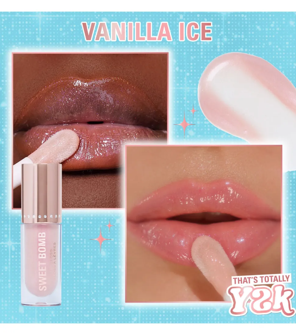 Revolution - *Y2K Baby* - Brillo de labios Sweet Bomb - Vanilla Ice White Holo