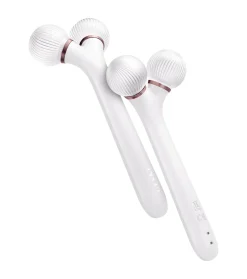 Rodillo facial sónico 4 en 1 - White Rose Gold