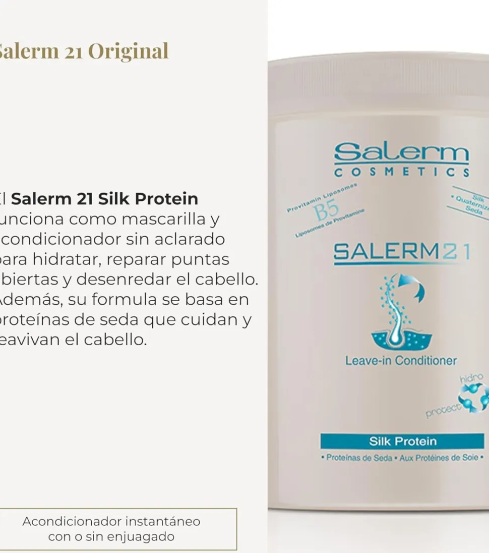 *Salerm 21* - Acondicionador mascarilla Leave-in Silk Protein