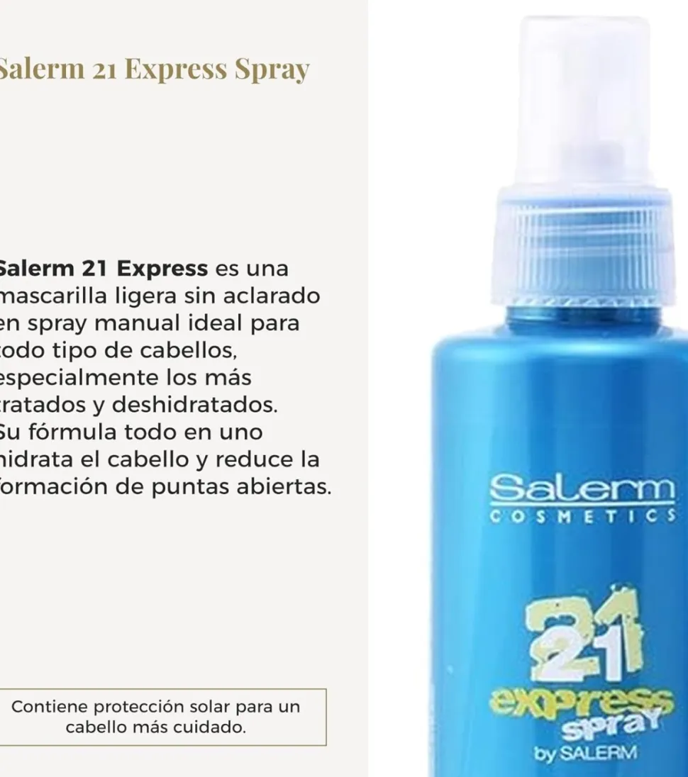 *Salerm 21* - Mascarilla en spray Express Spray Silk Protein