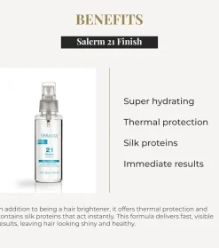*Salerm 21* - Spray de brillo con proteínas de seda Finish