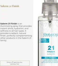 *Salerm 21* - Spray de brillo con proteínas de seda Finish