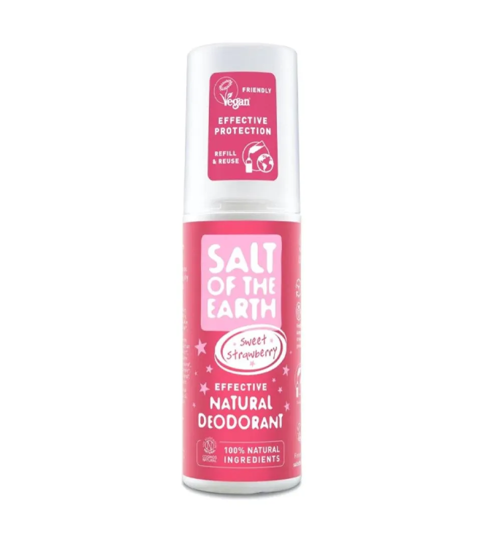 Salt of the earth - Desodorante natural en spray - Fresas dulces