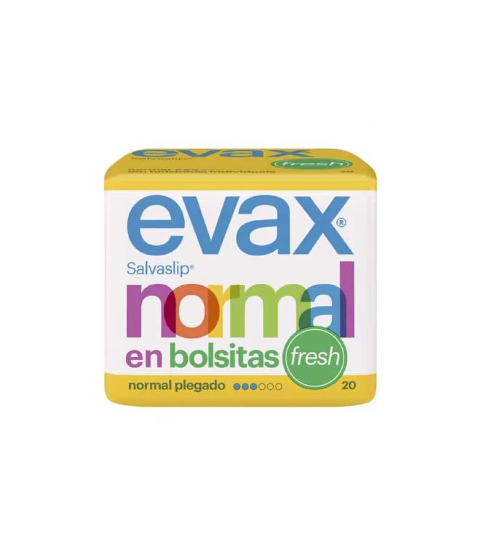Salvaslip normal fresh en bolsitas - 20 unidades