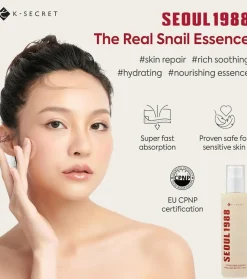 *Seoul 1988* - Esencia Snail Mucin 97% + Rice