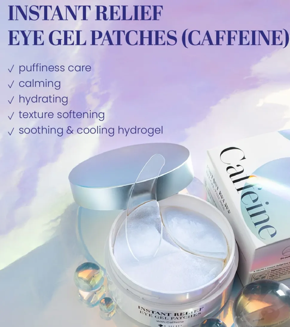 *Seoul 1988* - Parches de hidrogel para contorno de ojos Instant Relief - Caffeine