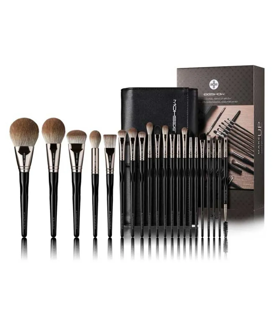 Set 21 brochas de maquillaje Black Swan