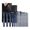 Set 15 brochas de maquillaje Jade Series - Turmaline Blue