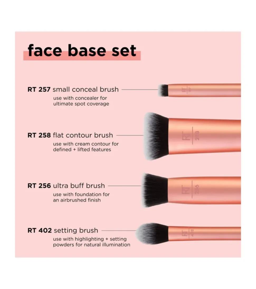 Set 4 brochas para rostro