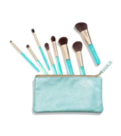 Set de brochas de rostro y ojos Aquamarine Essential