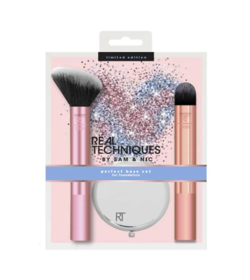 Set de brochas + espejo Skin Perfecting