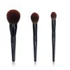 Set de brochas 3 piezas Black Shimmer Collection - T274: Makeup Lover (Phantom Black)