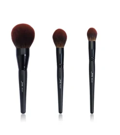 Set de brochas 3 piezas Black Shimmer Collection - T274: Makeup Lover (Phantom Black)