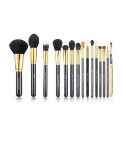 Set de brochas 15 piezas - T093: Black/Gold