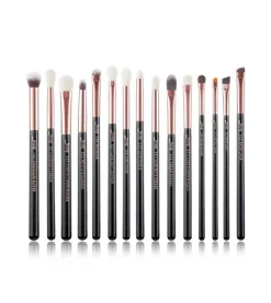 Set de brochas 15 piezas - T157: Black/Rose Gold
