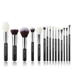 Set de brochas 15 piezas - T180: Black/Silver