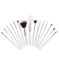 Set de brochas 15 piezas - T242: White/Silver