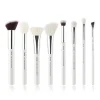 Set de brochas 8 piezas - T239: White/Silver