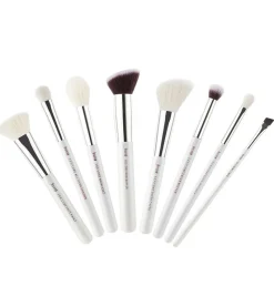 Set de brochas 8 piezas - T239: White/Silver