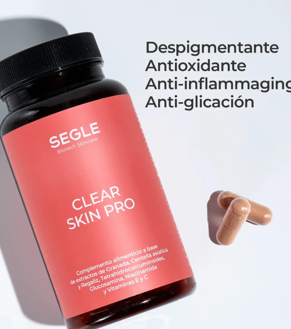 Set de 3 complementos alimenticios Clear Skin Pro - 3x60 cápsulas
