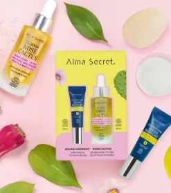 Set de Contorno de ojos Round Midnight + Sérum facial Rose Cactus