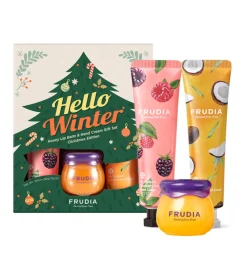 Set de cremas de manos + Bálsamo de labios Hello Winter
