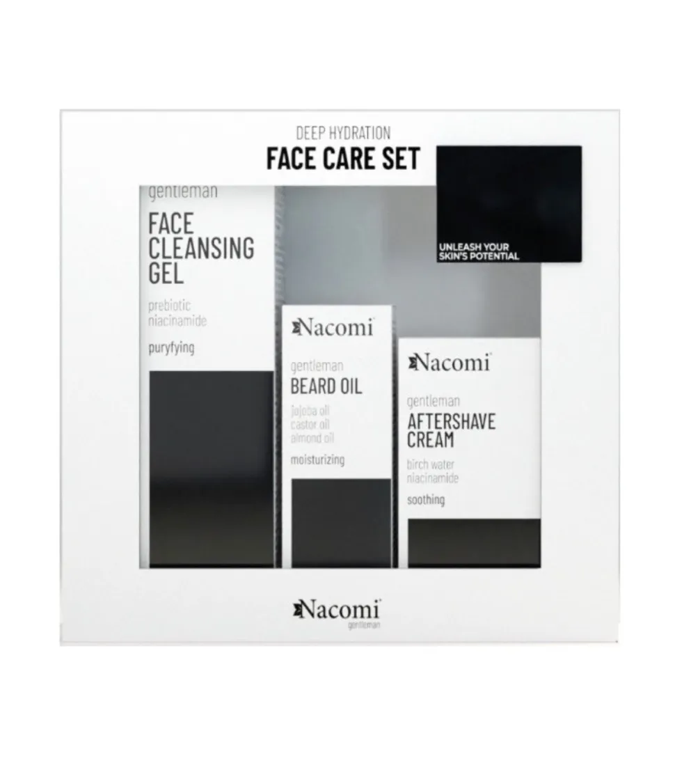 Set de cuidado facial para hombre Gentleman